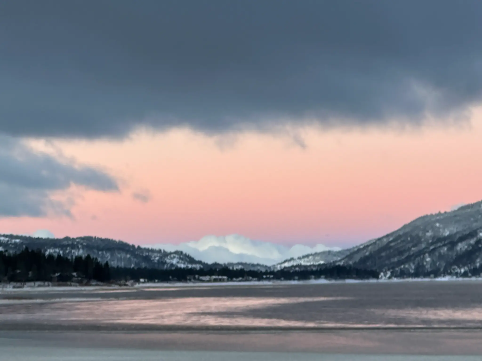 My view of the lake everyday on my way to work